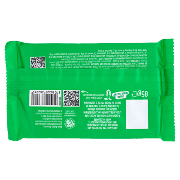 altromercato Fondente e Nocciole Italiane 85 g