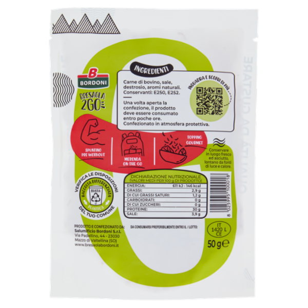 Bordoni Bresaola 2 Go Julienne 50 g