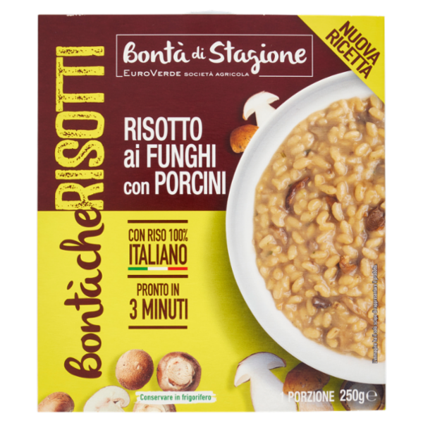 Bontà di Stagione Bontà che Risotti Risotto ai Funghi con Porcini 250 g