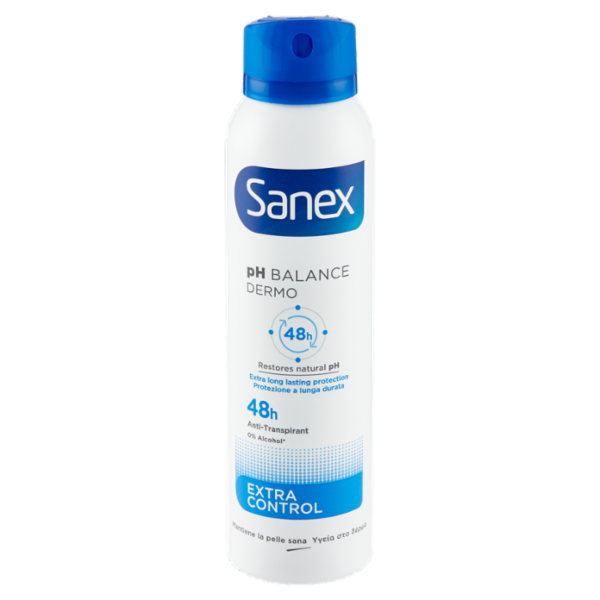 Sanex deodorante spray pH Balance Dermo Extra Control 48h 150 ml