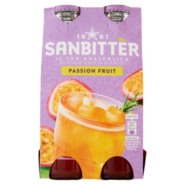 Sanbittèr Passion Fruit 20cl x4