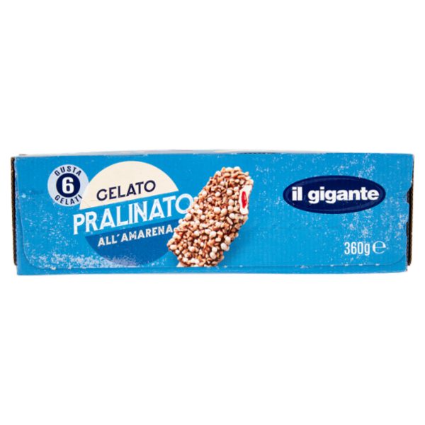 IL GIGANTE Gelato Pralinato all'Amarena 6 x 60 g