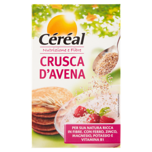 Céréal Nutrizione e Fibre Crusca d'Avena, naturalmente ricca in fibre e vitamine - 360 g