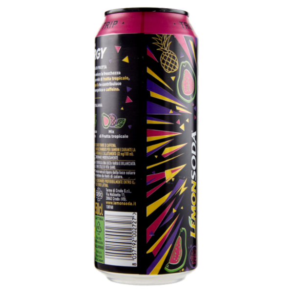 Lemonsoda Energy Tropical Trip 50 cl