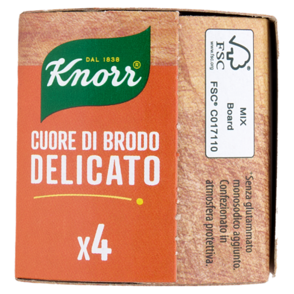 Knorr Cuore di Brodo Delicato 4 x 28 g