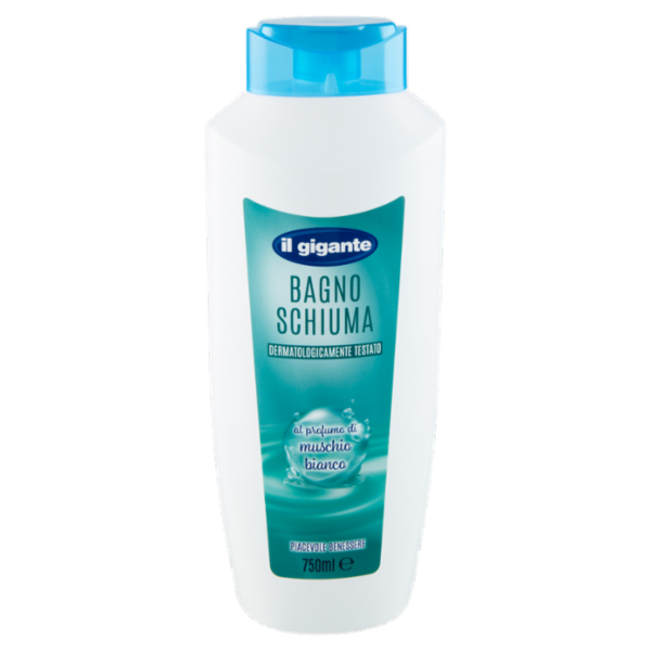 IL GIGANTE Bagno Schiuma al profumo di muschio bianco 750 ml