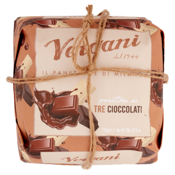 Vergani panettone ai Tre Cioccolati 750 g
