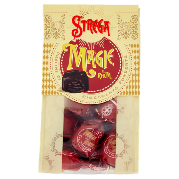 Strega Magie al Rhum Praline di Cioccolato Fondente 150 g