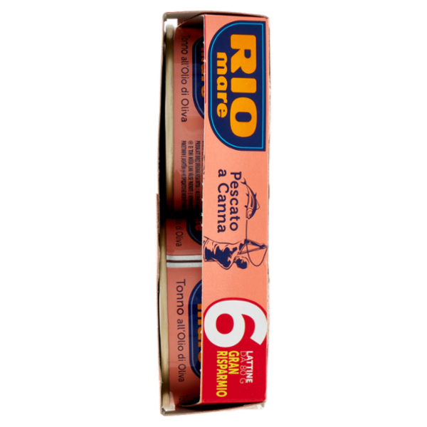 Rio mare Tonno all'Olio di Oliva Pescato a Canna 6 x 80 g