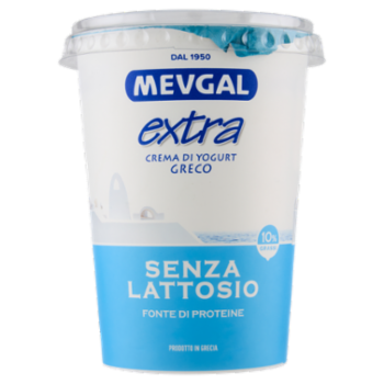 Mevgal Extra Crema Di Yogurt Greco 10% Grassi Senza Lattosio 450 g