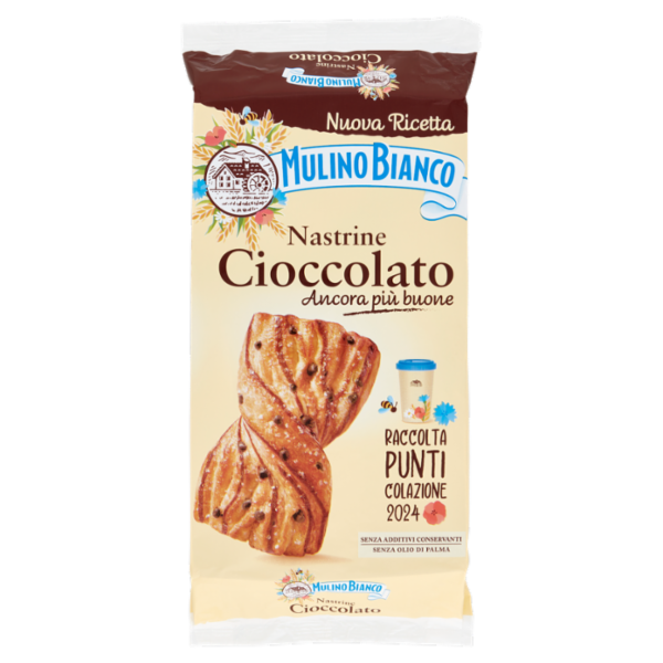 Mulino Bianco Nastrine Merenda Cioccolato Senza Additivi Conservanti 6 pezzi 240g