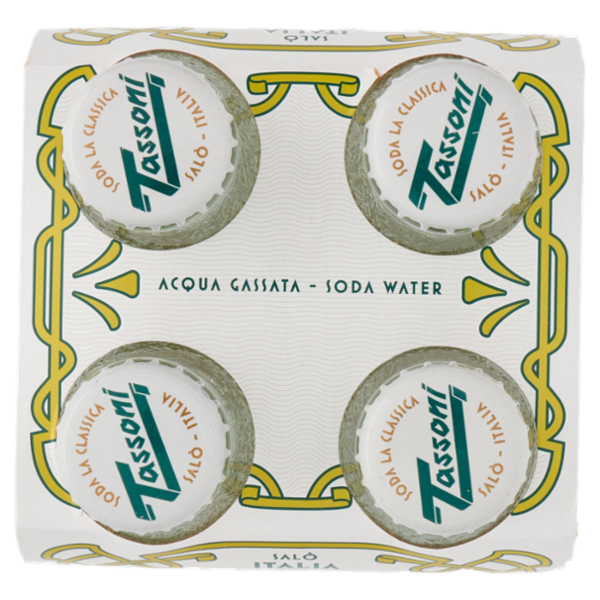 Tassoni Soda la Classica 4 x 180 ml