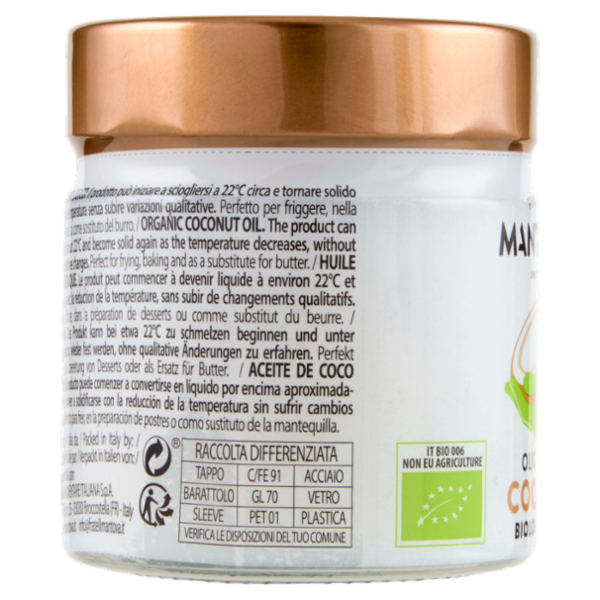 Fratelli Mantova Olio di Cocco Biologico 200 ml