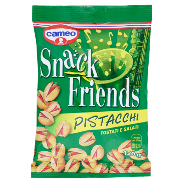 cameo Snack Friends Pistacchi Tostati e Salati 120 g