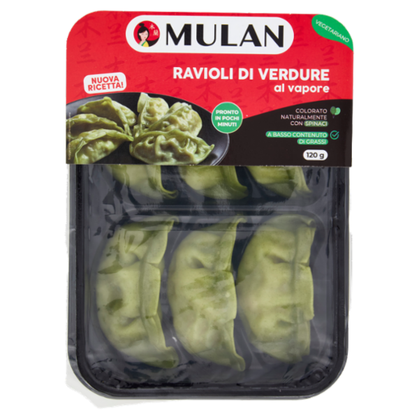Mulan Ravioli di Verdure al vapore 120 g