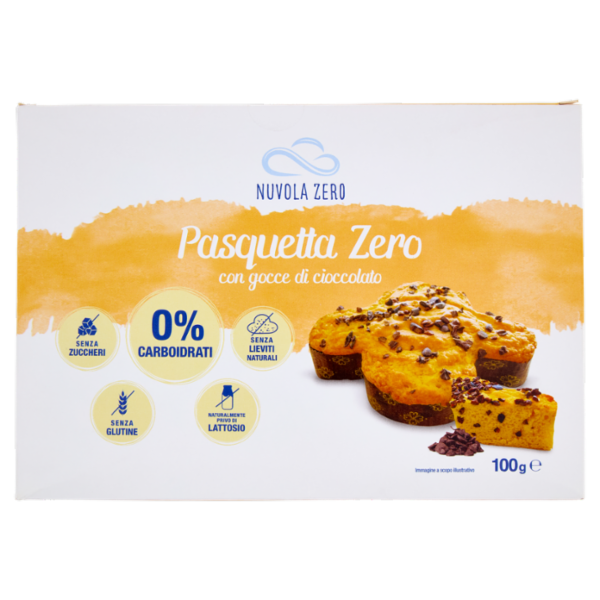 Nuvola Zero Pasquetta Zero con gocce di cioccolato 100 g