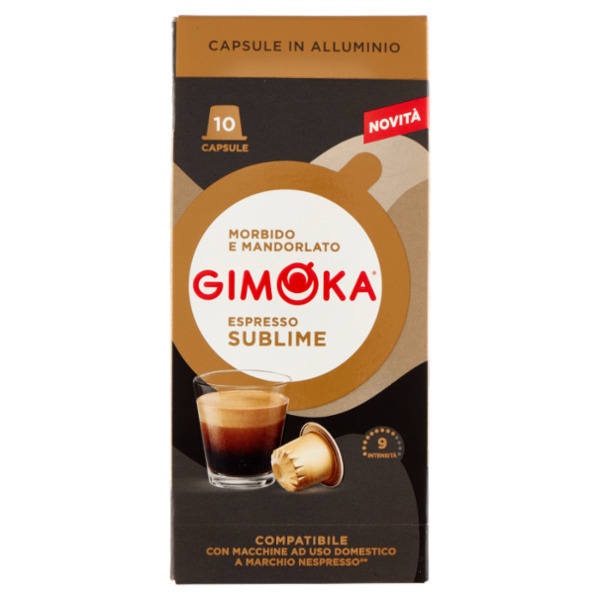 Gimoka Espresso Sublime Compatibile Nespresso* 10 Capsule 55 g