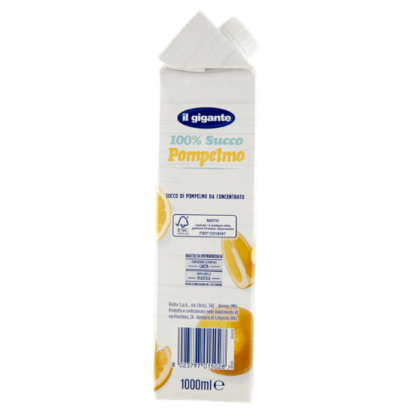 IL GIGANTE 100% Succo Pompelmo 1000 ml