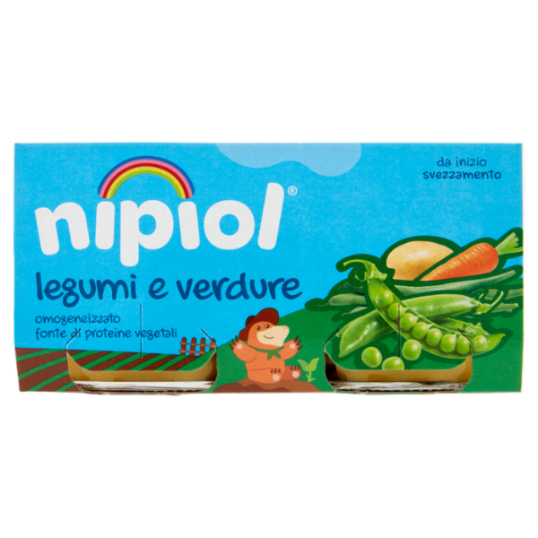 nipiol legumi e verdure omogeneizzato 2 x 80 g