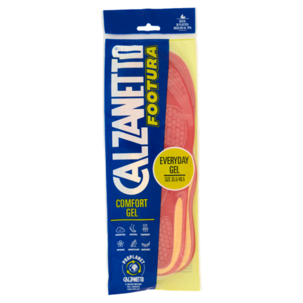 Calzanetto Footura Everyday Gel Comfort Gel Size 36.5/40.5