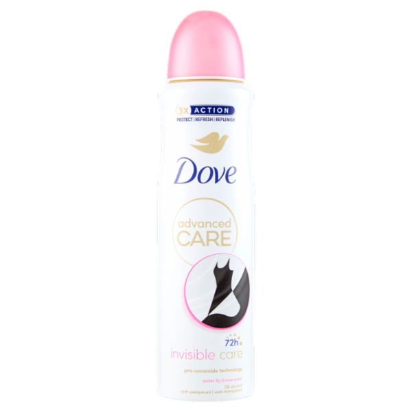 Dove advanced Care invisible care water lily & rose scent anti-perspirant 150 ml