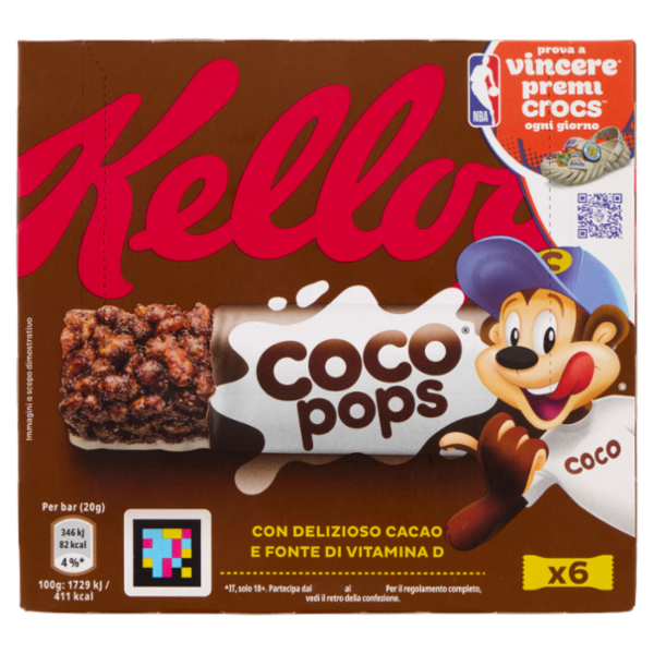 Kellogg's Coco pops 6 x 20 g