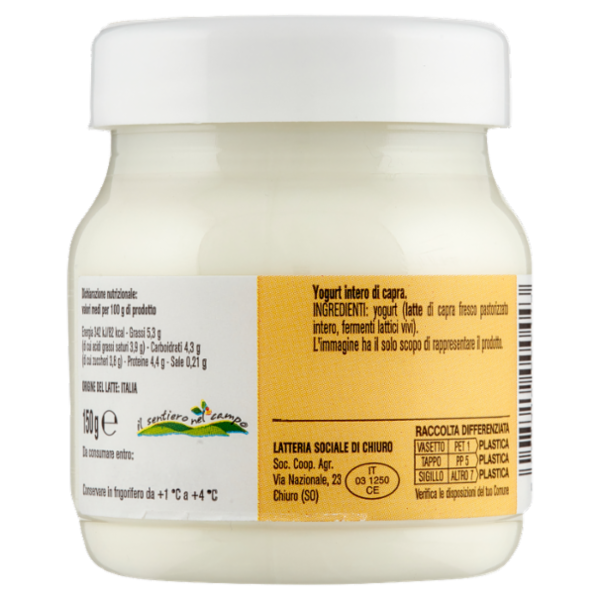 Latteria Chiuro yogurt Capra Valtellina 150 g
