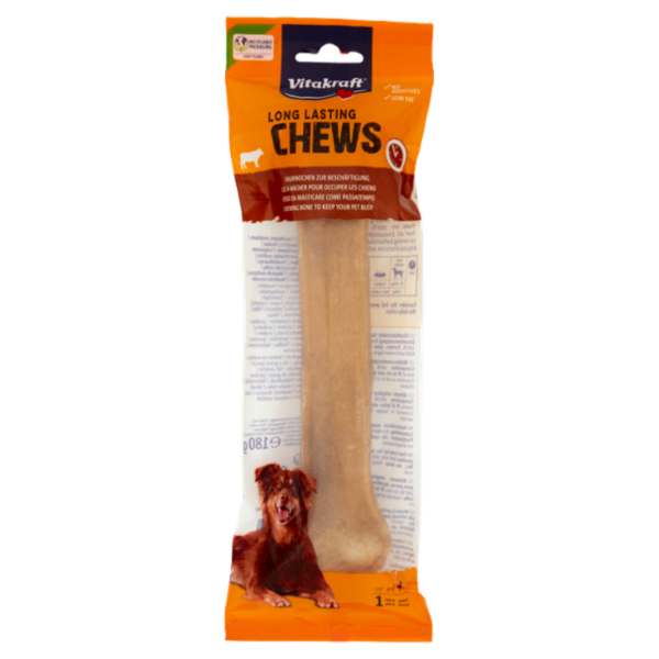 Vitakraft Long Lasting Chews Osso da Masticare Come Passatempo 1 pezzo 180 g