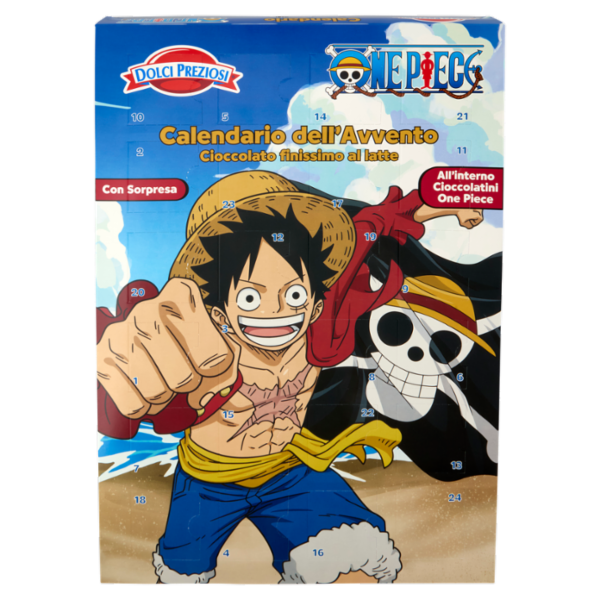 Dolci Preziosi Calendario dell'Avvento One Piece 220 g