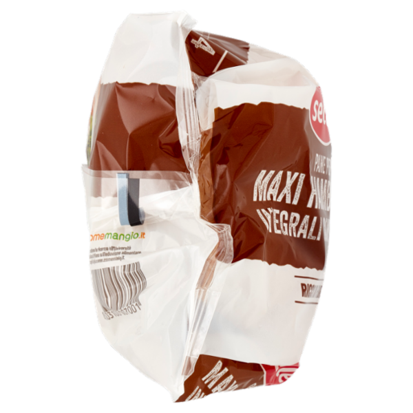 Selex Pane per Maxi Hamburger Integrali con Sesamo 4 pezzi 300 g