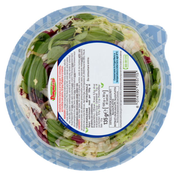 DimmidiSì Piatto unico goloso Caesar salad con Grana Padano 135 g