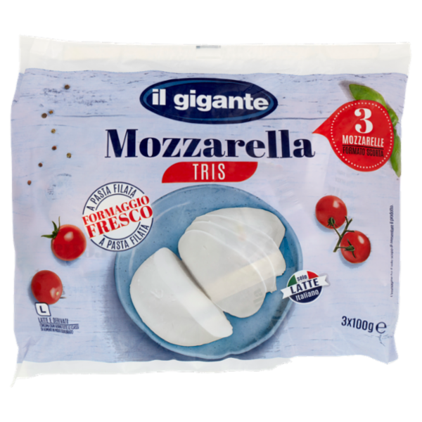 IL GIGANTE Mozzarella Tris 3 x 100 g