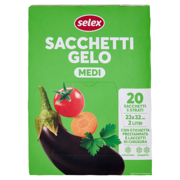 Selex Sacchi Gelo Medi Cm 23X32 20 pezzi