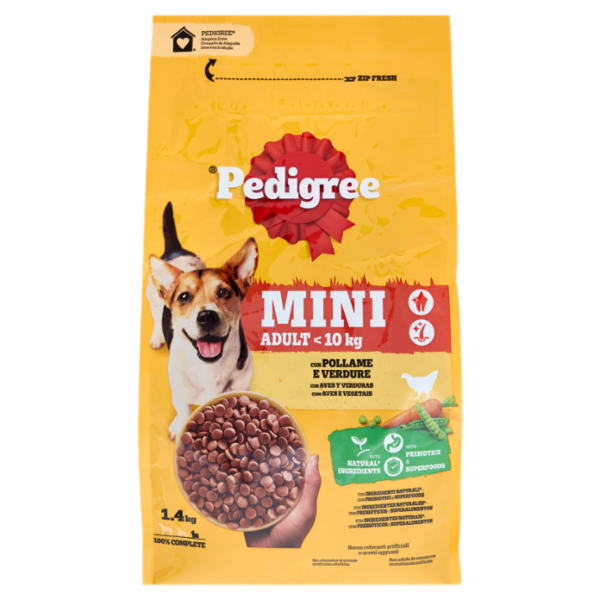 Pedigree Adult Mini con Pollo e Verdure 1.4Kg