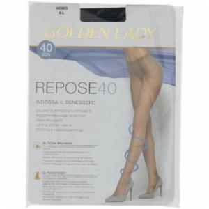 COLLANT REPOSE 40 DEN DONNA TG 4 COLORE NERO GOLDENLADY 36YGR