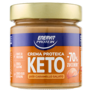 Enervit Protein Crema Proteica Keto Gusto Caramello Salato 180 g