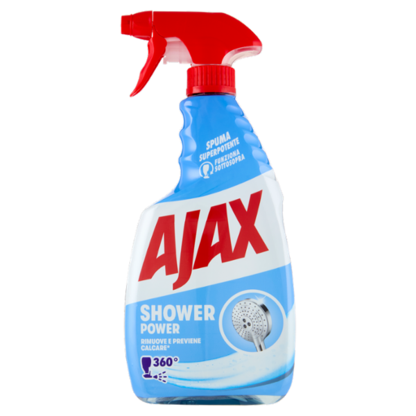 Ajax detersivo Spray Shower Power 360° anticalcare per doccia 600 ml