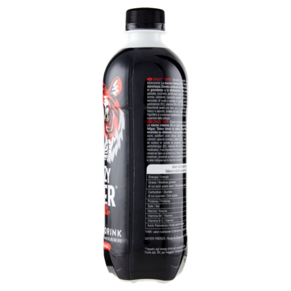 Crazy Tiger Energy Drink Gusto Original 500 ml