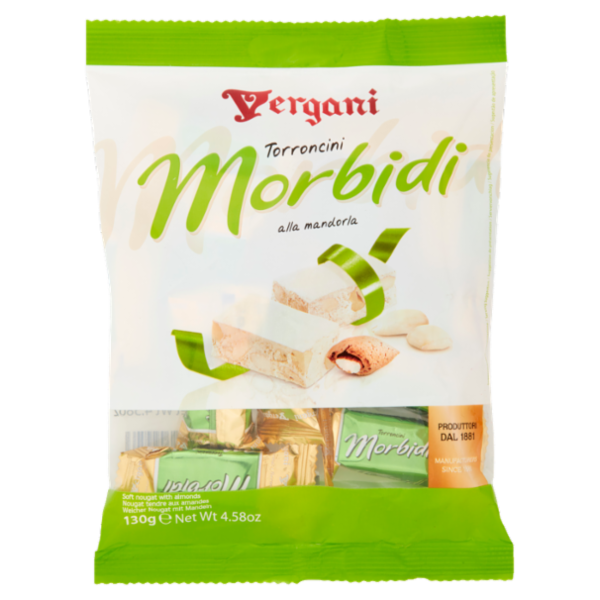 Vergani Torroncini Morbidi alla mandorla 130 g