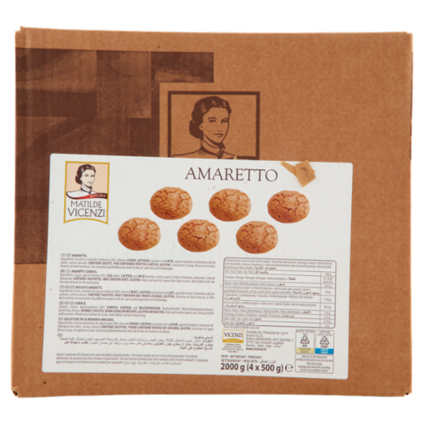Pasticceria Matilde Vicenzi Amaretto 4 x 500 g