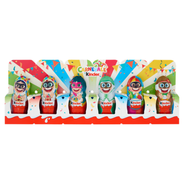 Kinder Carnevale 6 pezzi 90 g