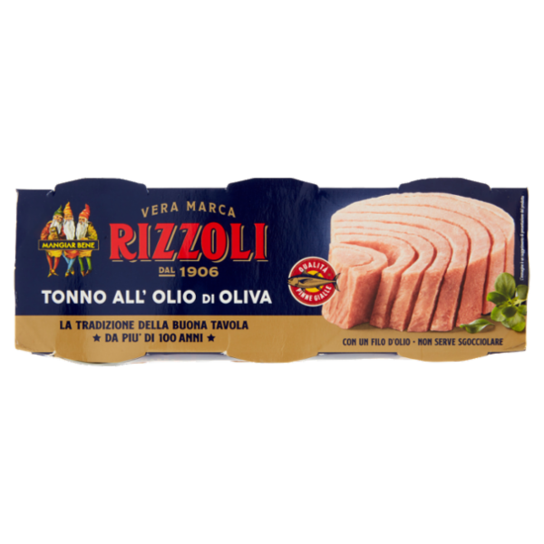 Rizzoli Tonno all'Olio di Oliva 3 x 65 g
