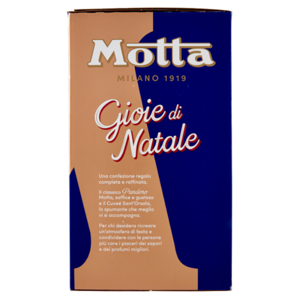 Motta Gioie di Natale Pandoro Classico 700 g + Spumante Cuvée Dolce Sant'Orsola 75 cl