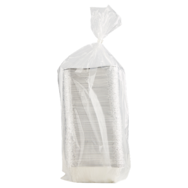 Vanto Contenitore in Alluminio 12x10x3,5 cm 100 pezzi