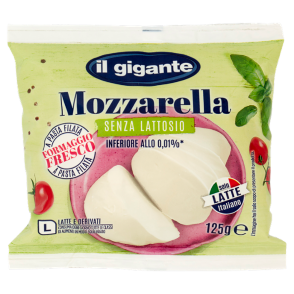 IL GIGANTE Mozzarella Senza Lattosio 125 g
