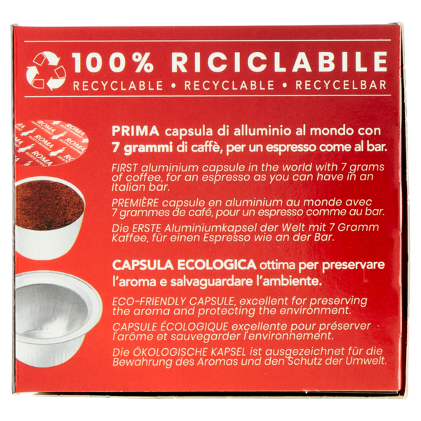 Bialetti Caffè d'Italia Espresso Bar Roma 16 Capsule 112 g