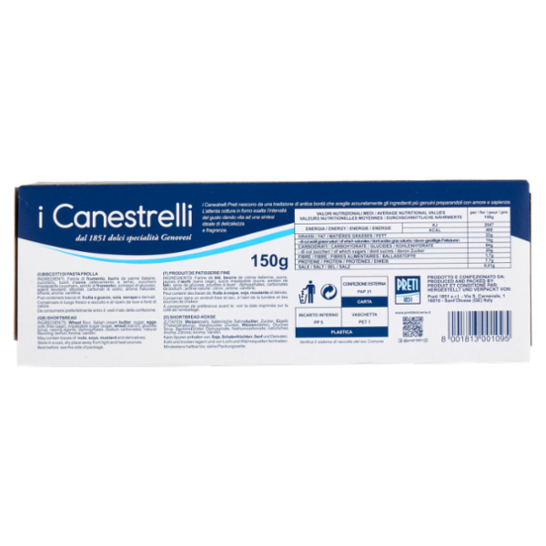 Preti i Canestrelli 150 g