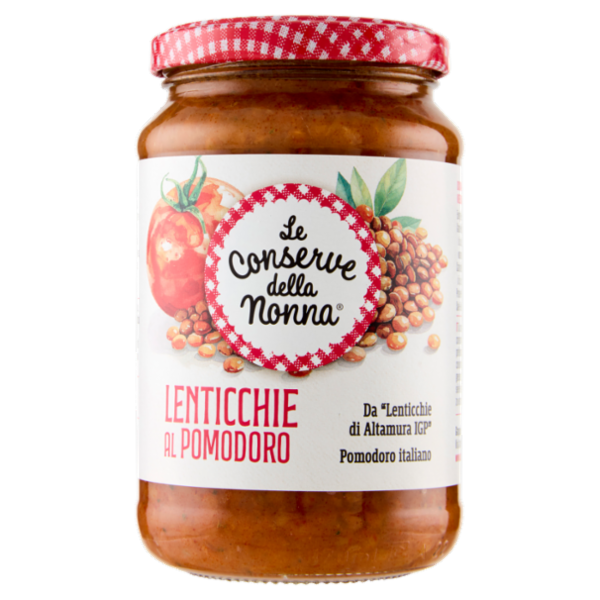 Le Conserve della Nonna Lenticchie al Pomodoro 360 g