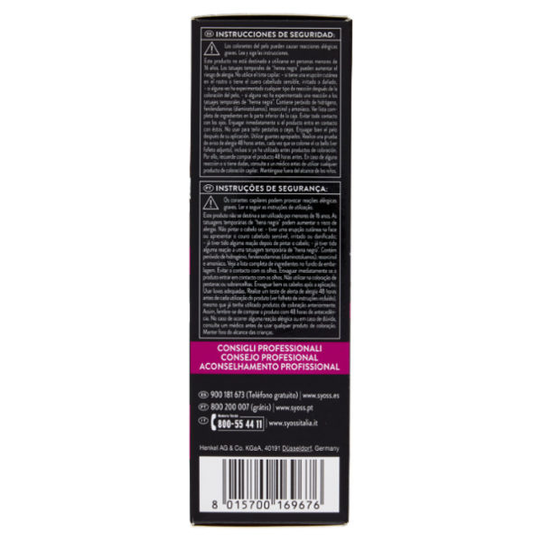 Syoss Root Retouch Permanent Color Castano Scuro