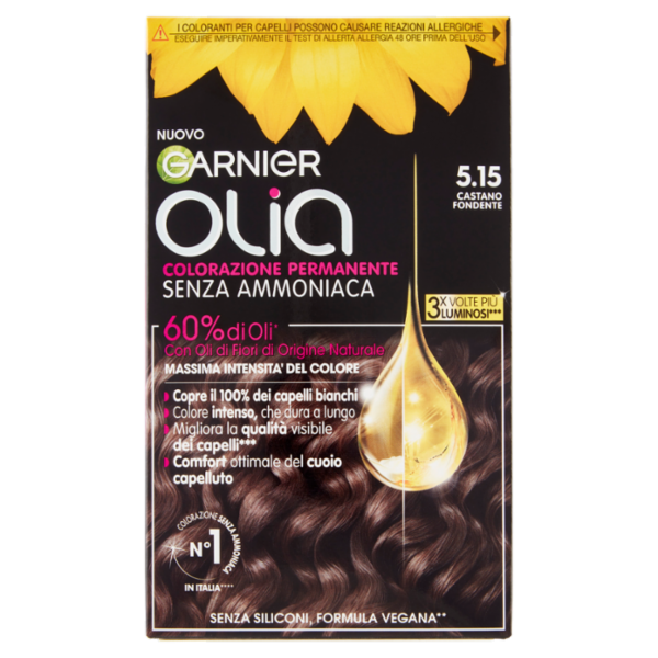Garnier Olia Tinta Capelli, Senza Ammoniaca, Frozen brown 515